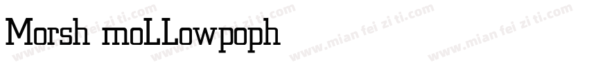 Morsh moLLowpopheartLight字体转换